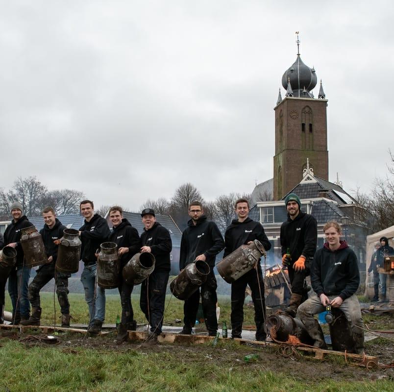 Carbidploeg Deinum in actie